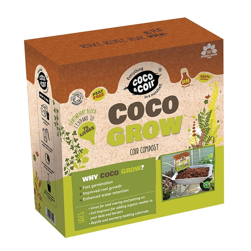 Coco Grow Peat Free Pure Coir Compost