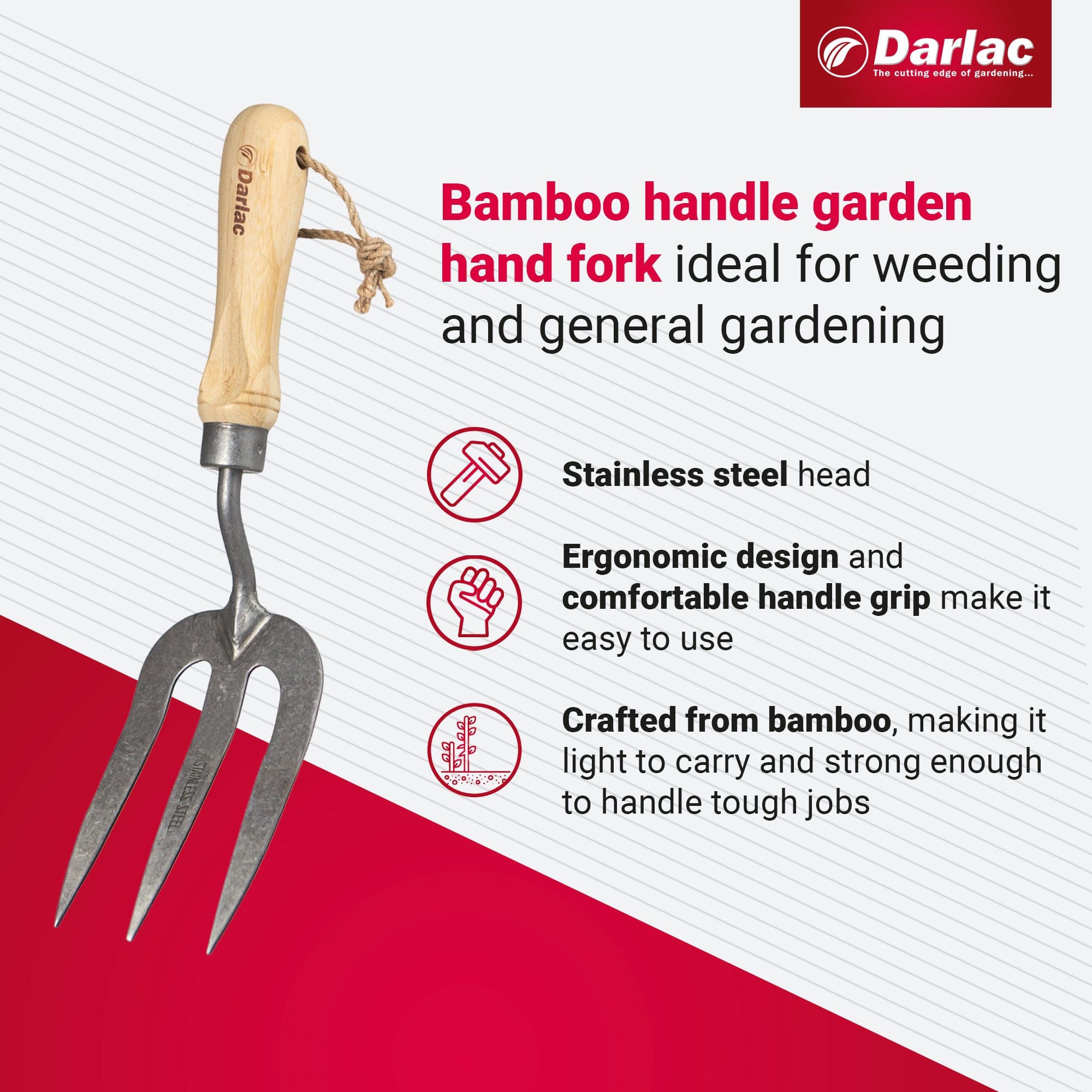 Darlac Bamboo Hand Fork