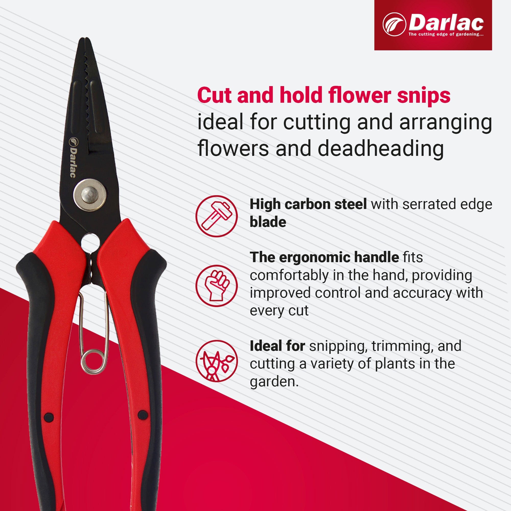 Darlac Cut-n-Hold Flower Snips