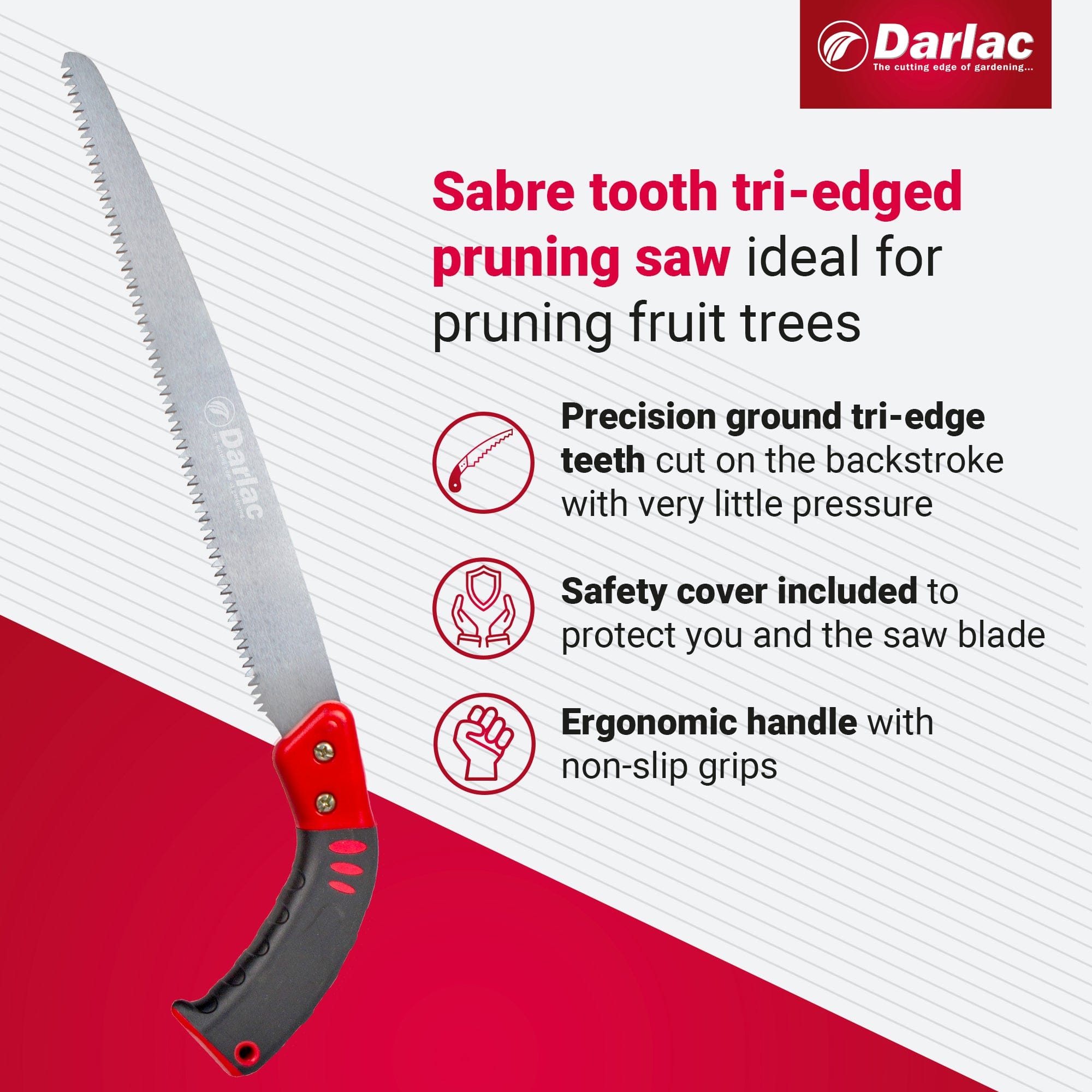 Darlac Sabre Tooth Tri-Edged Pruning Saw
