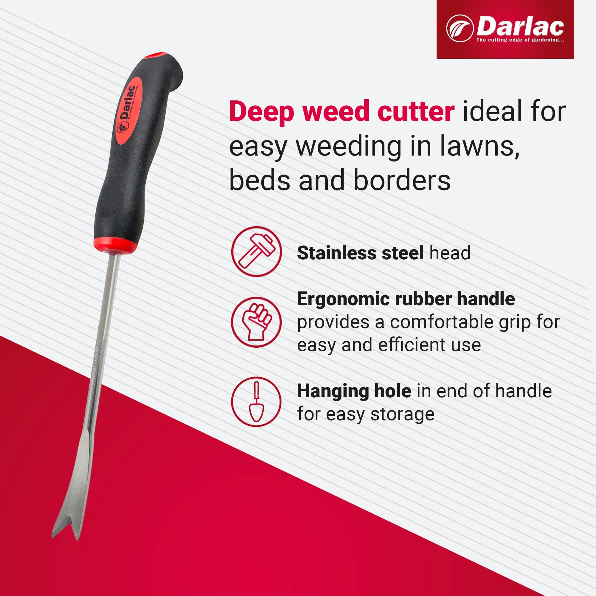 Darlac Stainless Steel Deep Weed Cutter