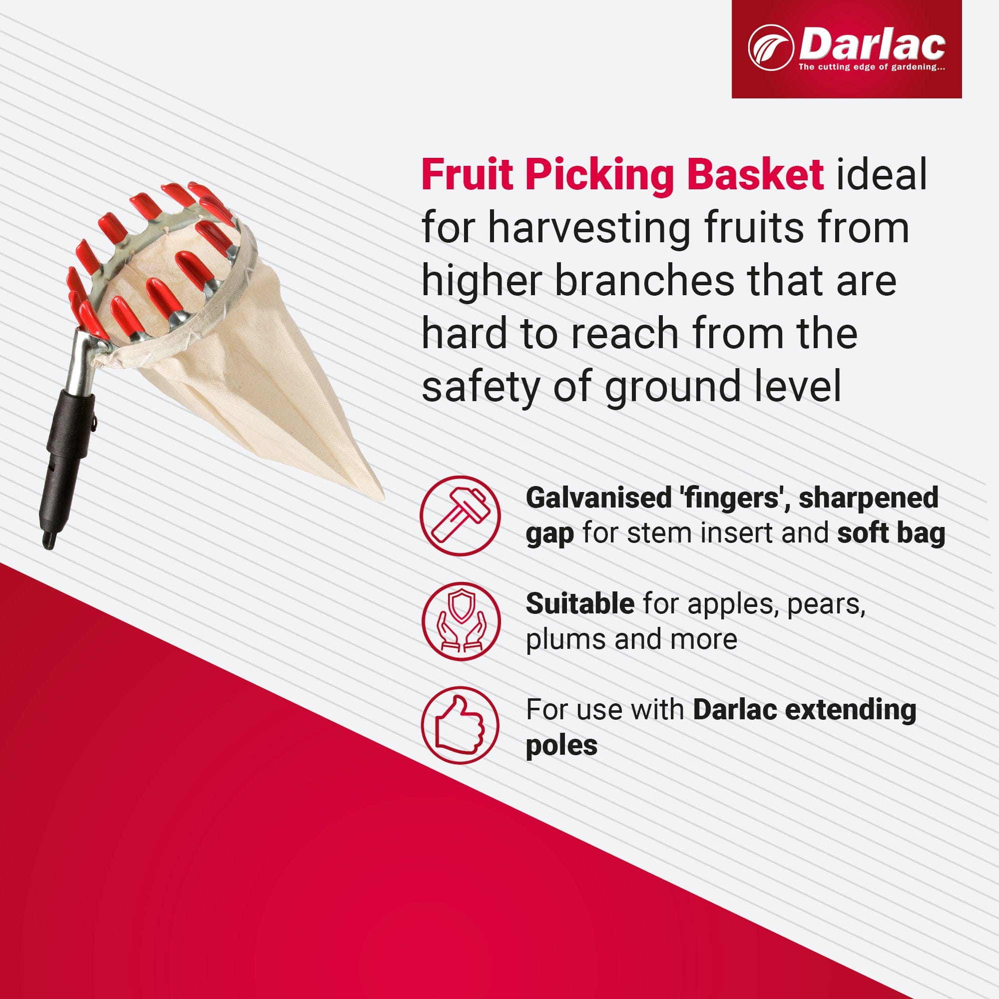 Darlac Swop Top Fruit Picking Basket