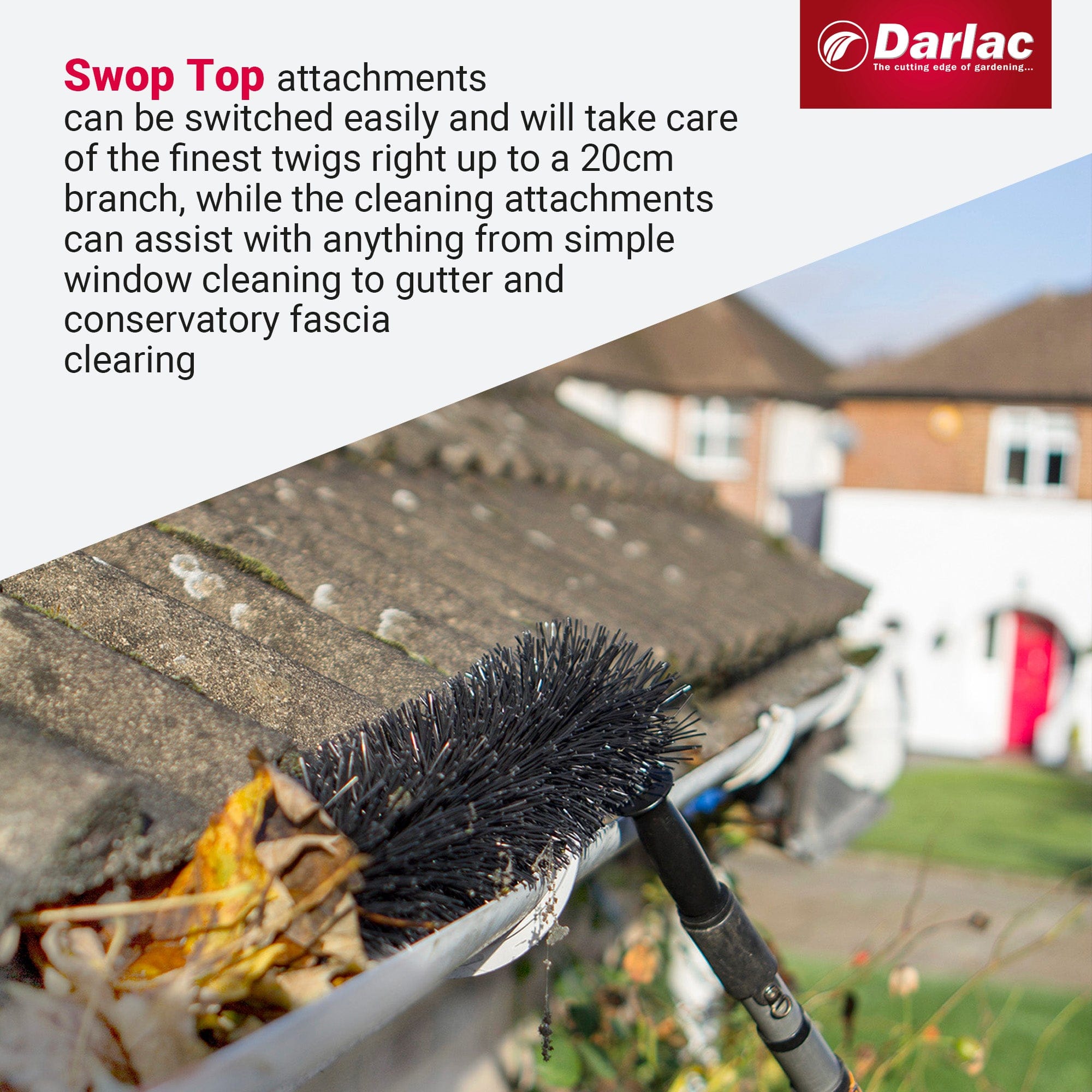 Darlac Swop Top Gutter Cleaning Brush