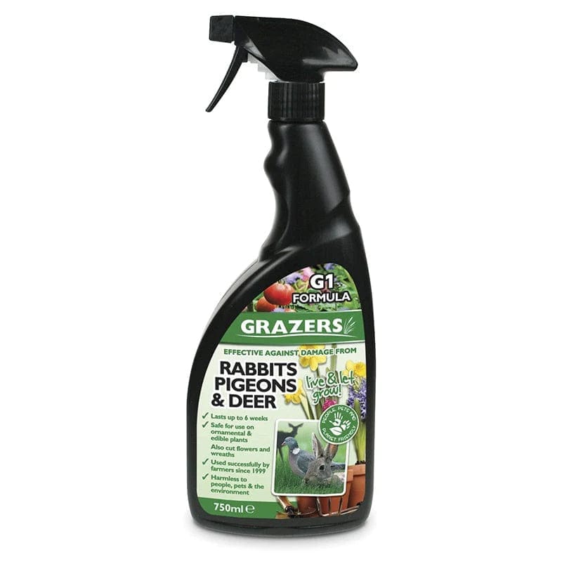 Grazers Rabbits, Pigeons & Deer Spray 750ml and Concentrate 375ml x2